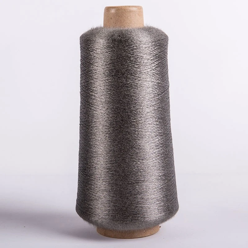 Pure Stainless Steel Short Fiber Yarn For Glass Production And Cleaning Industry